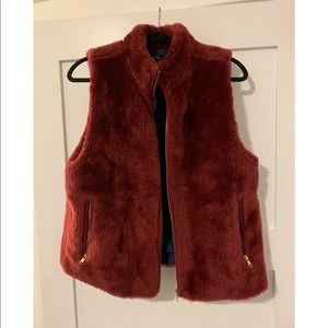 JCrew Faux Fur Vest